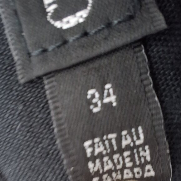 Chateauworks Flare Low Rise Womens Trousers Jeans Style Deep Black Size 34 (Size - Picture 12 of 16